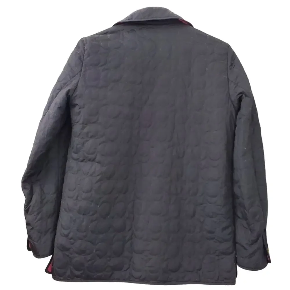Coach Signature Logo Quilted Jacket (XS)